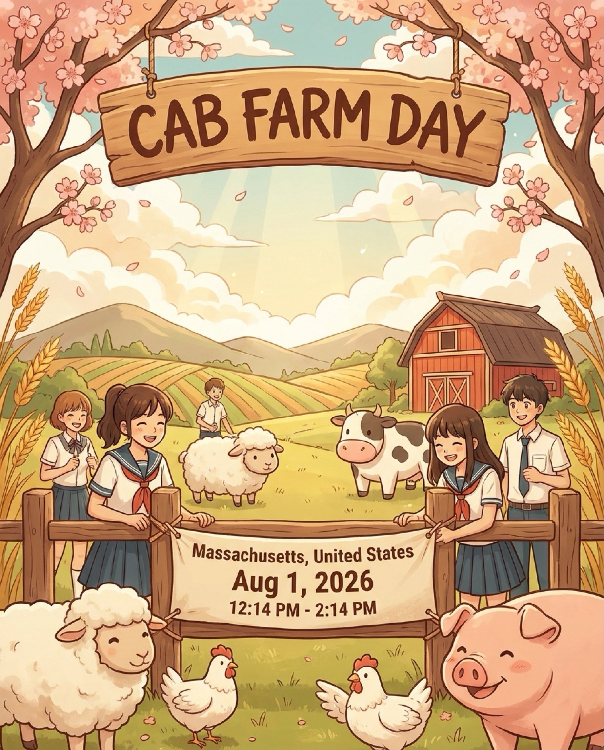 Flyer for CAB Farm Day