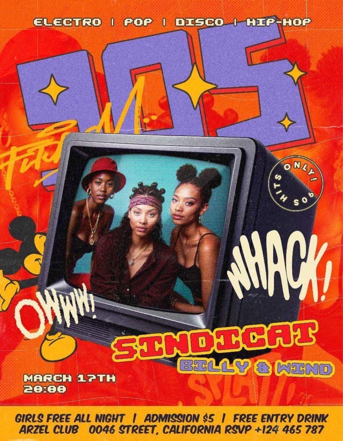 Flyer for Party back in the 90’s