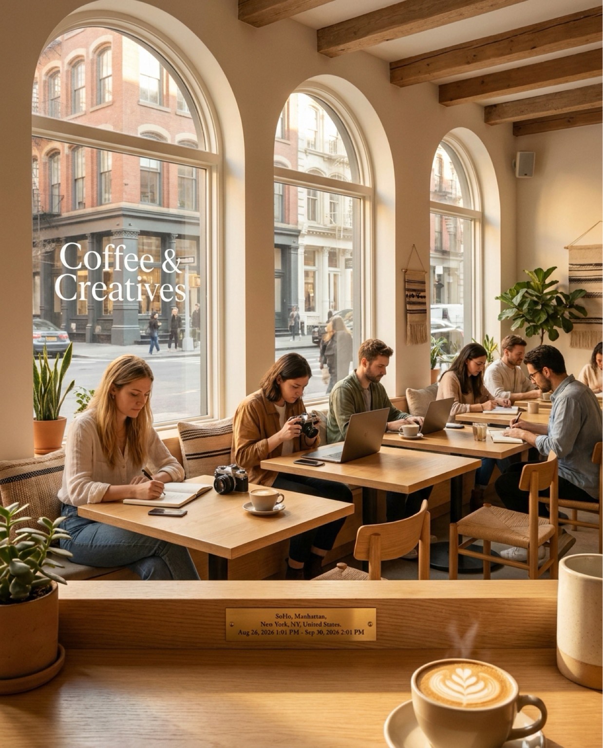 Flyer for Coffee & Creatives